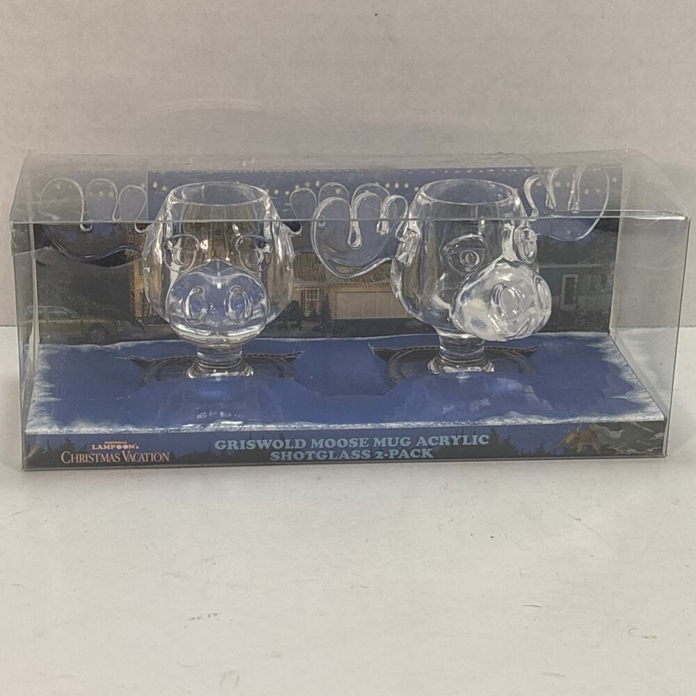 ICUP National Lampoon’s Christmas Vacation Glass Marty Moose Shot Glasses